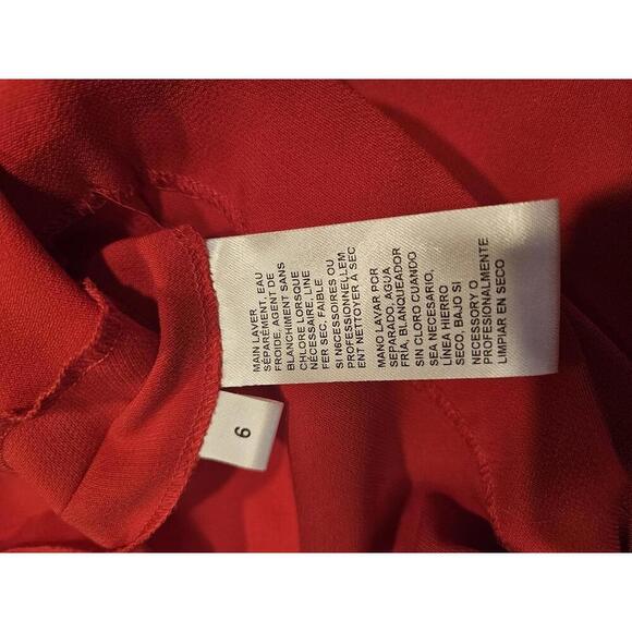 Elegant Doncaster Red Blouse - Size 6 - Picture 6 of 7